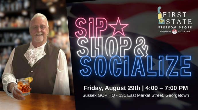 Community, Constitution & Connection: Join Larry Mayo at Sussex GOP’s Sip, Shop & Socialize