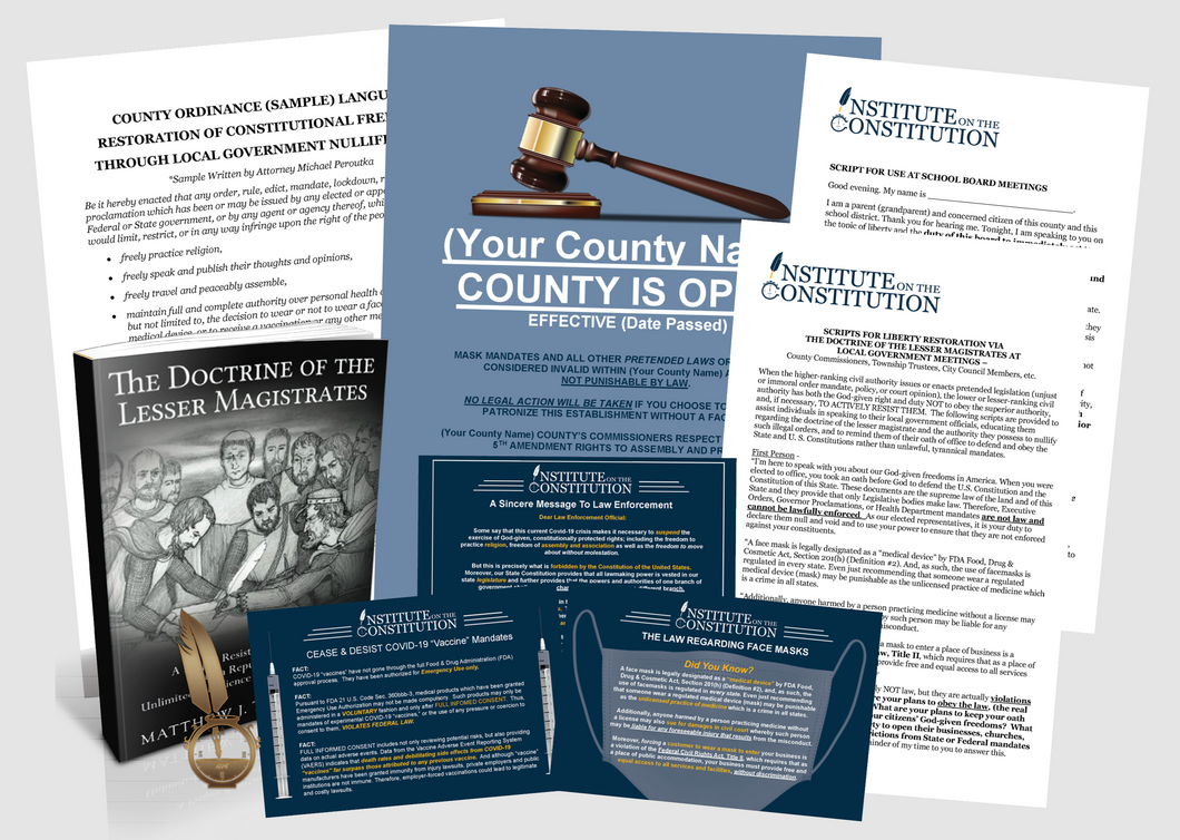 Resistance Tools Against COVID Mandates - ULTIMATE Pack