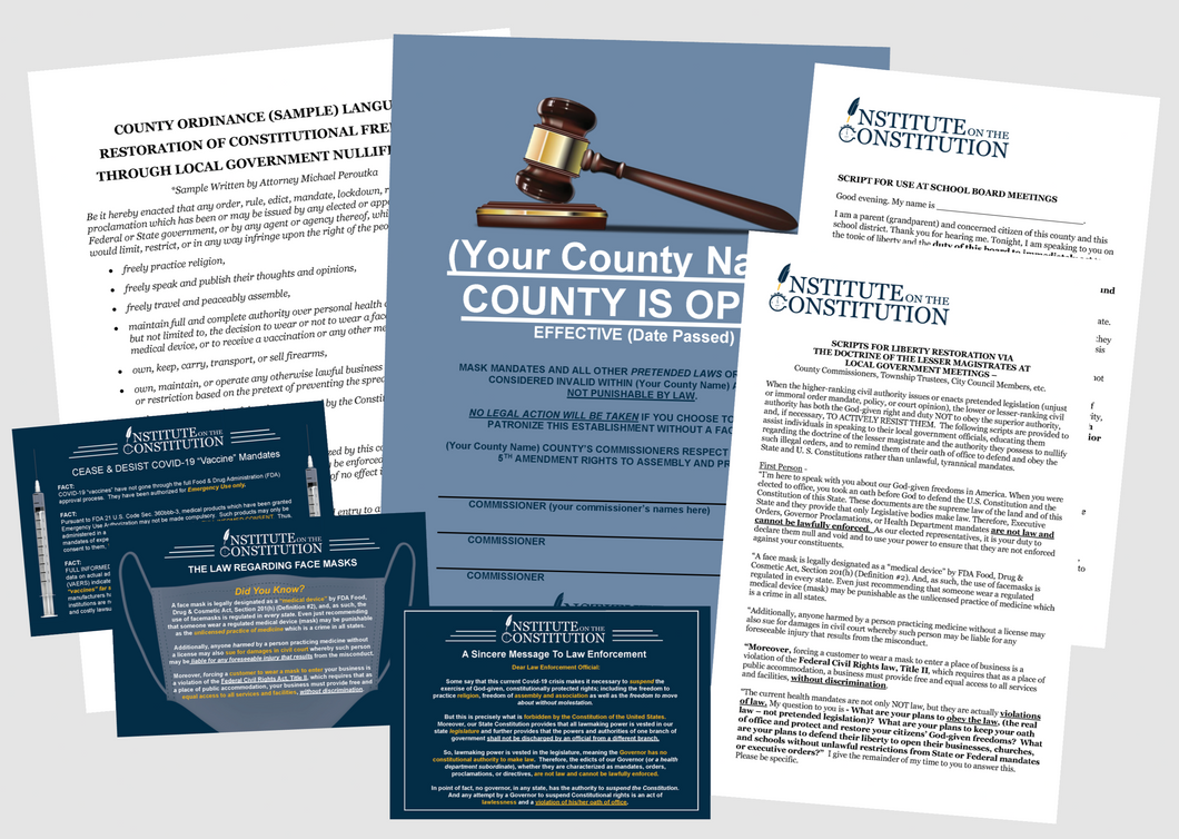 Resistance Tools Against COVID Mandates Pack