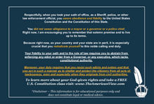 Load image into Gallery viewer, A Letter To Law Enforcement - Postcard Handouts