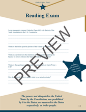 Load image into Gallery viewer, The Sheriff and The Citizen Student Materials