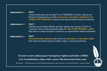 Load image into Gallery viewer, COVID-19 Vaccine Mandate Fact Sheet- Postcard Handouts