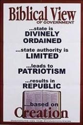 Biblical View of Government Poster